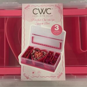 Pink Snack Box - I ❤️ U. shape